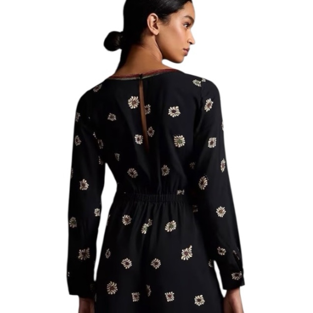 Anthropologie Farm Rio Cutout Jumpsuit in Floral Pattern - Picture 2 of 9